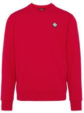 Throw Patch C-Neck Sweatshirt - Red Bell